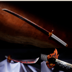 鬼灭日轮刀！炼狱杏寿郎实体刀已开启线上抽奖