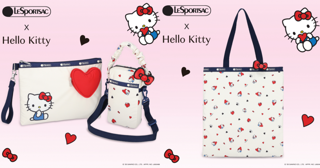 Hello Kitty x LeSportsac 3款联名包超实用又可