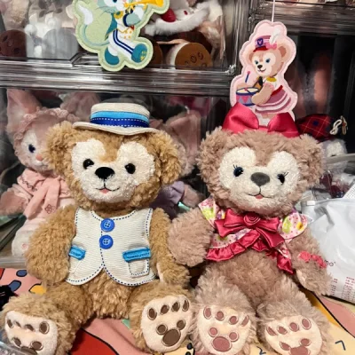 我真的是在开启了日淘新世界大门后疯狂购入！以至于不清不楚的合了好几箱！哈哈哈哈！但是娃们实在太可爱了！这对初代ss都是吐舌的！非常可爱！身体还有小沙包！另外两对可爱的挂已经入柜了！！！呜呜呜呜我实在太爱东迪这两头熊了！！感恩挖煤！好价购入！