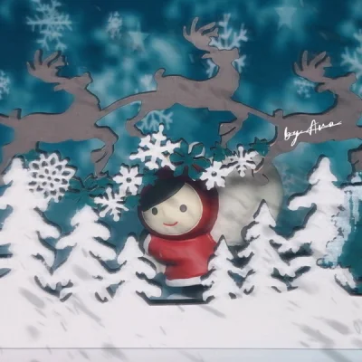 这次非常满意的购入木质背景板，不贵还很出图，这气氛不就烘托到位了嘛～还有超可爱的美人鱼选择了复数，真的是当期不复数，后期遇见就别错过，可爱的一批