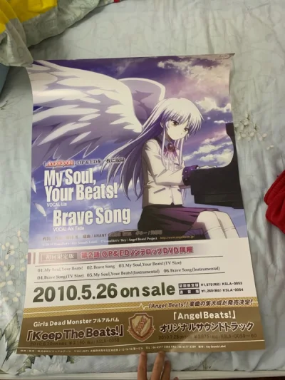 非常好的购物体验，卖家包装的很仔细，还会再来购买，天使真的很好看，我是Angelbeats死忠粉，谢谢