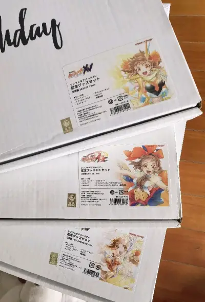 这次买的是骏河屋里的中古礼盒，价格很好，到手也比较快，里面是有挂画小卡片以及色纸吧唧等，东西很多，但是都安全到手没什么问题，可以说是买的东西最大的一次了