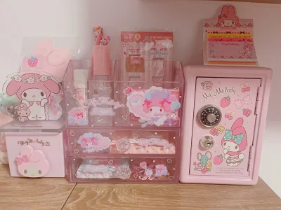 一直在挖煤姬淘美乐蒂，也给自己的生活带来了许多的快乐，很可爱的美乐蒂，在这里一直不停地被填满，希望可以一直快乐下去！加油！