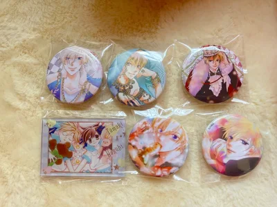 这次买到了好多樱兰高校的谷子，重温童年，还有阿大的材料终于集齐了，万能的挖煤姬。还买了一些鲁路修的谷子，这些价格都很美丽，ep小航空一如既往的快，下次还会继续在挖煤姬买东西～