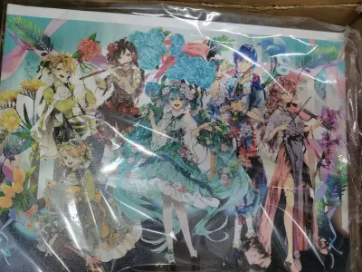 不知不觉海淘有一年了嘿嘿嘿，也断断续续有20单了，这次收了一个超稀有油画复制画，有点小贵但是超级好看，还有一些貌美的吧唧，开心?，大件超2kg走海运也好实惠呀，说是要一个月但其实20多天就到了！