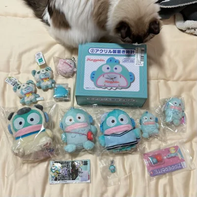 丑鱼大丰收计划^_^ 每一个都是自己精挑细选的鱼鱼，收到之后一个比一个惊喜，最喜欢小狗鱼，圆肚子超级可爱，还有好价挖到的各种小挂件，每一个都超级喜欢，期待下次购物啦，感谢挖煤姬！！