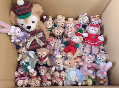 这箱也是船运来的！也是20多天！这个速度真的，大家都不要犹豫选择他！终于把配对的达菲圣诞礼盒也收到了，大绝版，太喜欢太喜欢啦！