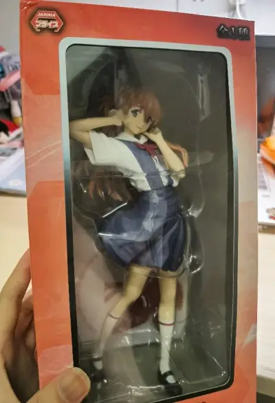 这款校服明日香想要很久了，本来想在国内买的一直觉得贵了没有入手，偶然一次看到煤炉上有就火速购入了。到手了也很好没有什么瑕疵也没有发黄。竹蜻蜓十来天就到了很快！