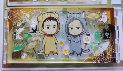 【谷美展示】在国内蹲了好久始终没看到有出的，煤炉看见之后快乐秒切；本来还有点担心运输，但送过来没有任何塑料架损坏、粒粒掉出的现象，非常开心。
还切了张卡西拉的特典文件夹~也是超级好价