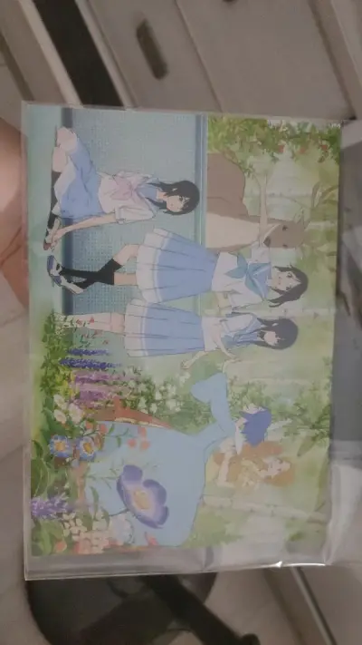 东西包装的很好，不过还是有一点磨损，如果有全新的就更好了，要是有全新的我还会考虑再收一张，如果有别的好看的利兹和青鸟的周边也会考虑收