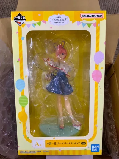 这次购买的是五等分的花嫁 最高的休日中野一花 taito由比滨结衣 中野二乃泳圈，包装还是一如既往的好评，品相也是相当不错