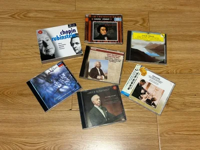 这次又淘到好碟了，鲁宾斯坦演奏肖邦3CD+1SACD+拉2&amp;帕格尼尼变奏，100块都不要啊哈哈…还有谢林鲁宾斯坦勃小奏，全银马里纳指挥圣马丁乐团的巴赫音乐的奉献，卡拉扬指挥BPO格里格皮尔金特组曲西贝柳斯芬兰颂三星名盘，罗热演奏弗雷的钢琴作品集。张张都是大爱...