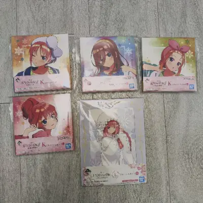 买了很多五等分的花嫁一番赏的小件，挖煤姬这个软件很好用，用竹蜻蜓发货，7天就到了，越来越喜欢这个软件了！