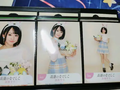 这次高猫她们的复活节的生写真的备货是真的少，非常不容易抢到，还好有挖煤姬，能够帮助我一个不在日本的，很快速的切煤