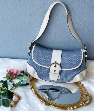 三个可爱的中古包包到啦到啦~望眼欲穿的盼到了！！哈哈哈哈哈~蔻驰的中古包每一只都很惊艳~挖煤姬真的可以挖到很多宝贝！