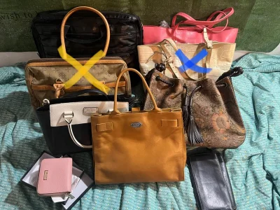 多くのブランドバッグの梱包発色は新しいものもあれば古いものもあり、バンドル販売バッグ全体の価格が安いと郵便料金が高くなります。重いので幸いにも税金を取られずに幸いに手に入りましたzhe