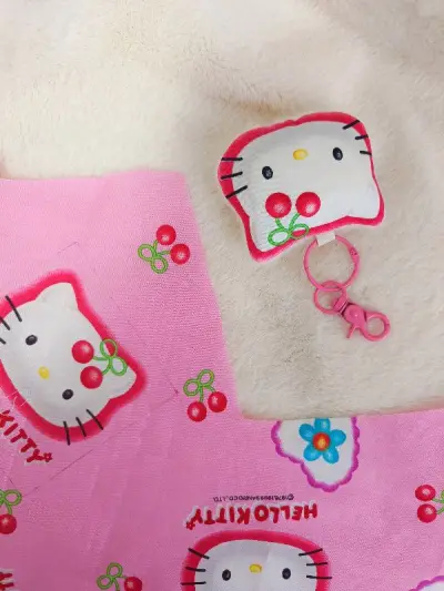 这次开箱布料依然是大头Kitty布料??已经做出成品啦～这块布买了两次，第一次用了EMS，第二次合单以后试了下竹蜻蜓，发现也很合适耶～???物流清晰，到国内以后一般隔天早上就能派送～