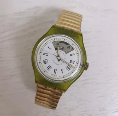 挖煤姬的第不知道几单，物流是真的很快，包装也很严实，swatch的手表真的很好看，属于无限回购系列！