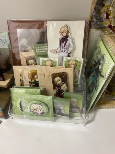 在煤炉切了不止一个联动制品了，安心感满满，到货一般两周左右，速度还比较稳定www谁来救救我看到美貌谷子就要下手的症状啊qwq（