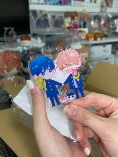 这次寄的竹蜻蜓～太省心了～
	
“无法传达给你”这部好好看！
忍不住去收周边了，两个立牌超可爱的！
还有一些在途了～
	
“given被赠与的未来”这部在我心中的top！
秋彦娃娃超可爱，为了凑齐四只，蹲了我好久好久！
	
现在慢慢把喜欢的周边都收藏起来～
继续快乐...