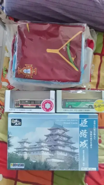这次的合单有球衣有模型，十一之前就到了，还挺快的。球衣有自己的长崎，也有朋友的欧洲国家队俱乐部，模型是宝宝的！