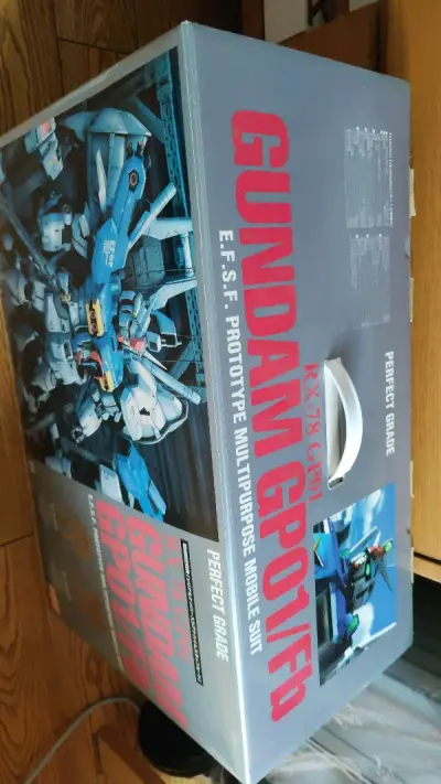 雅虎拍到的pg gp01，本来价格还不错，但是没想到盒子这么大，算上两个运费和税费，和国内价格差不多了。