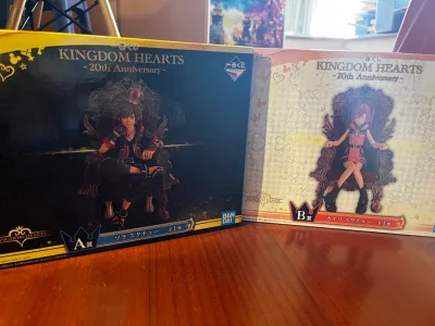 第一单安全下车。本来把单下了就要睡觉，结果好像是秒下单。从下单开始历时大约11天，运到手拆开，里头两盒都能八角尖尖，一系列流程极其顺滑。

本身东西在国内比较冷门，咸鱼价也比较高，就挖了一对回来。Sora没问题，Kairi脸中奖，可能注塑的时候没注满，下巴老深的一条...