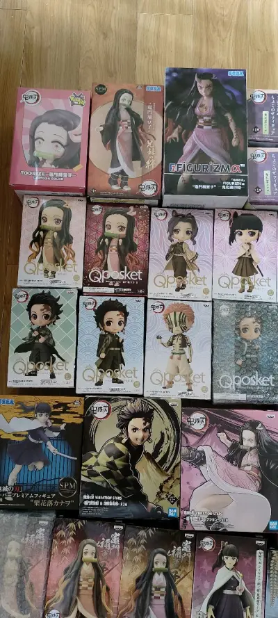 这次来了一些海贼王和鬼灭的箱子，东西是wq系列多一点的，保存的非常不错，鱼人岛乔巴成色也非常不错的哈