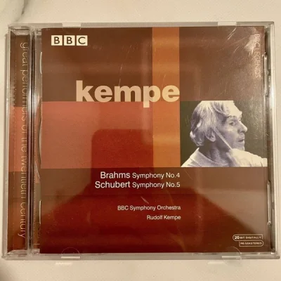 肯佩bbc勃拉姆斯第四交响曲。国内很难买。绝版找海淘一般都可以找得到。演绎很好。到货还是挺快的。值得听一下。处理的很到位。