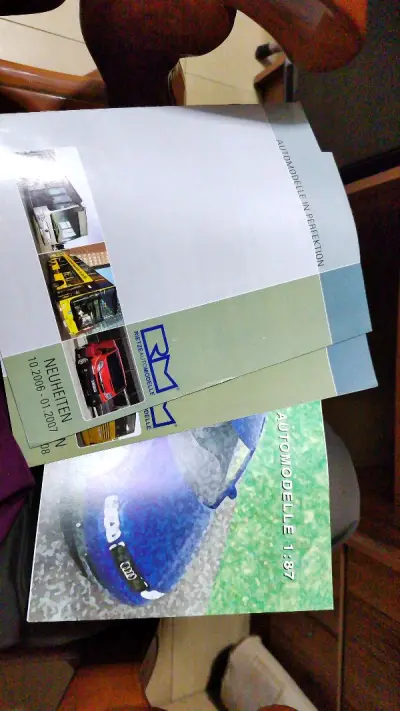 包装还是那么的好!到手没有损坏盒子完好!rietze 的微型车做工精细，涂装精美。是难得的收藏佳品。 三本目录的话少了。才几页就没了。下次得找全年的目录。