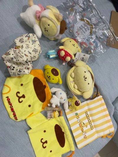 第一次海淘，一开始啥也不懂。用了挖煤姬后发现程序很简单，避免了自己开visa卡、翻译等，对我这种懒笨选手很友好。和代切相比，一些好价可以秒切。并且挖煤姬用户多，有不懂的在网上问也能碰到好心解答的人。
这次买的都是布丁狗系列的，真的很可爱。国庆出门玩的时候也把布丁狗带...