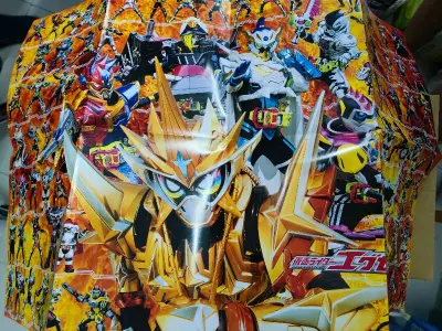 这次是艾克赛德超全集，可以说是我日淘以来最期待的一单了，里面有印着所有形态的海报，双子格斗卡带，装动，还有六个骑士的小吧唧，以及poppy写真，设定集什么的，内容很多，很喜欢这套超全集，挖煤姬的打包一如既往地让人放心，所以商品没出问题，而且这是头一次走海运，颠簸了挺...