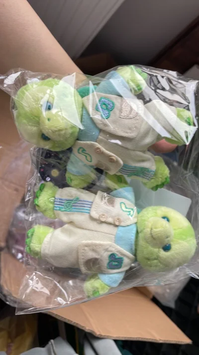 这一单也是竹蜻蜓，没有付关税，运费超划算，一共是四只东迪夏日olumel奥乐米拉挂件，超级可爱，唯独就是樱花妹把价格签去掉了，着实是多此一举了！