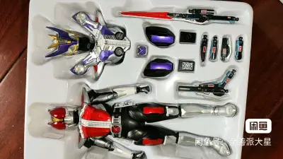 一次性入手多款假面骑士真骨雕，满足感max，观看剧时，就对电王和欧兹系情有独钟，果然塑料小人也是十分精致