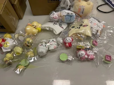 挖煤姬竹蜻蜓一直很快，从审核到收到大概半个月左右，适合单机挖煤人，之前切的chiikawa set，一整个大满足，满满的一箱子chiikawa，狂暴吸入