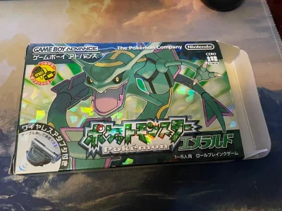 挖煤姬的第五单，在煤炉代购的gba卡带口袋妖怪绿宝石，走的ep小航空件。物流速度还不错，箱说全，包装很满意。很不错的一次购物体验