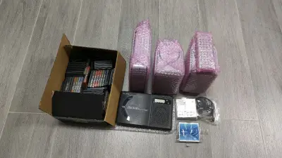 这次还算顺利，就是海关查验说有70张碟，不是物品介绍的60张，重新按海关要求填好数量后放行了，到手数了一下是65张。LAM-Z05成色很新，测试了cd跟md的播放以及netmd传输都正常，非常好。mt831到手时能读碟，晚上再测试又不行了，估计要换齿轮，小意思。D-...