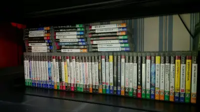 好多内容，一共60个，才几百块钱，走的海运一个月到的，有很多经典大作，gta，生化危机等等，而且都不重复，捡洋垃圾真爽，