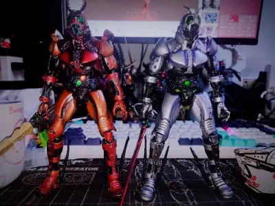 国内两只得要5-600了，400到手实在是太香了，以前的万代涂装上是真良心，就是可惜为了造型牺牲了可动，但是也是良心老货了!