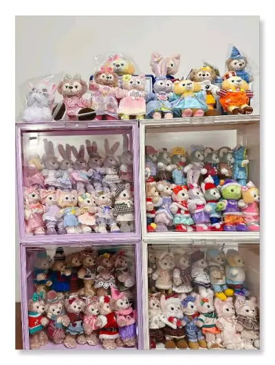 超好看的宝贝们，太爱了，不知不觉已经积攒这么多啦，这次买了达菲的着替和包包，还有星黛露的衣服，实物图太可爱了，快来这里购物吧，太多太多好看又可爱满分的小宝贝了