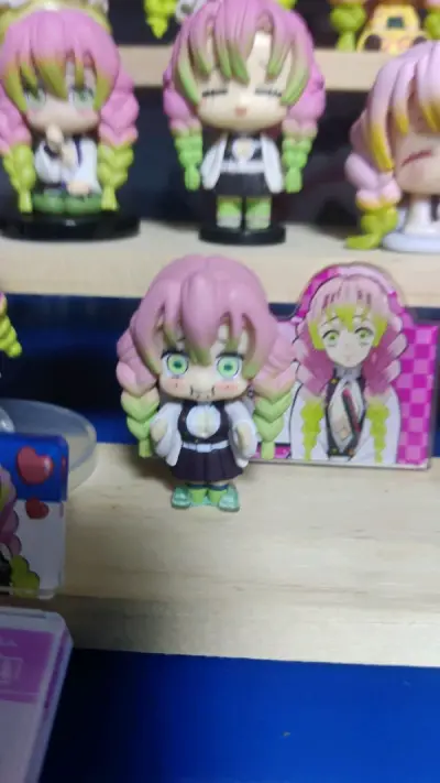 这次是收集到了抱抱食玩的恋柱甘露寺蜜璃，同时还买到了海贼王之中的唐吉可德多弗朗明哥，以及山治乌索普。