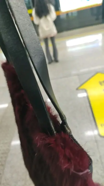 纪梵希毛毛包太好看了吧 都是真的皮草 这个价格捡漏了！好开心呀太喜欢啦 上面的串珠亮片闪闪发光的！太美啦