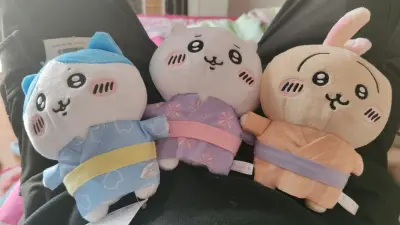 挖煤姬挖到了好价chiikawa玩偶，物流很快，包裹很严实，宝宝们超级可爱，以后还会用挖煤姬带宝宝们回家