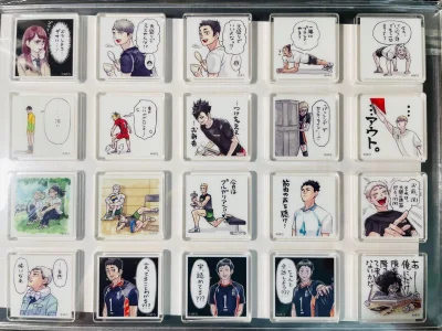 这单的两个谷子，一个是10月份从骏河屋购买的排球少年giga应募的一套亚克力，当时错过了之后，突然觉得真的是很有意思的一套谷子，但是现在jia g q已经炒到很高了，于是趁周末骏河屋限时特惠购入了，挖煤姬下单很快，手续费也很便宜，最后用竹蜻蜓运回来，比国内直接收还是...