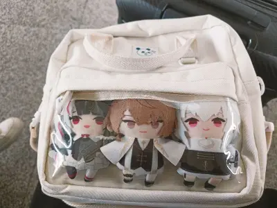 这次购买了彩虹社的指偶三只，我们smc组的三人三周年ver指偶，三周年的天使恶魔半天使半恶魔真的很萌!挖煤姬切mer越来越快了，好价get，竹蜻蜓也很快，很快就回国了，特别好，年前再下一单。