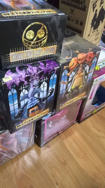 哈哈，七武海老货淘到了 不过还差三个，慢慢淘，棉花糖乔巴也很可爱还有一番赏的达斯琪也很帅啊，这次购物不错