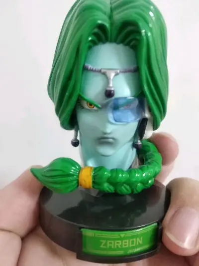 煤炉蹲的一对龙珠弗利萨军团头雕，大王的左膀右臂萨博和多多利亚，还是带盒内袋未拆的，东西非常不错，拿在手上也比想象中的要大一些。