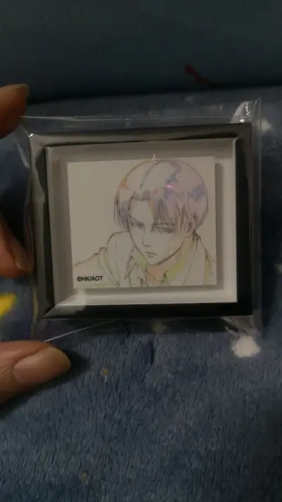 这个柄图超级好看，稀有！我找了好久，终于在挖煤姬上买到了，感谢！利威尔全世界第一帅！！！而且都是全新！！！感谢??！没有划痕！没有锈！我爱利威尔！