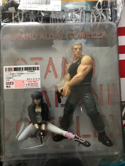 作为攻壳机动队粉丝，好价收到这些老物那是相当的激动！ems的航空件太慢了，发货慢运输也慢，而且百分百被税！以后慎选用。