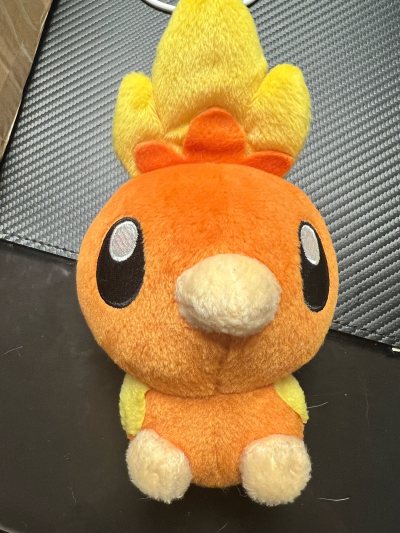 非常可爱的火稚鸡，拿到手发现状态也十分完美。要知道这可是20年前的老毛绒玩具了，不得不说日本人保存的还是很好的。挖煤姬最近运费也十分划算，整体非常满意！马上放到柜子里保存了！